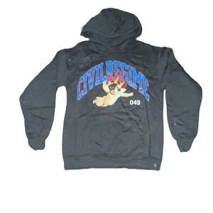 Civil Regime Rare Baby Head Hoodie Size Small New Without Tags